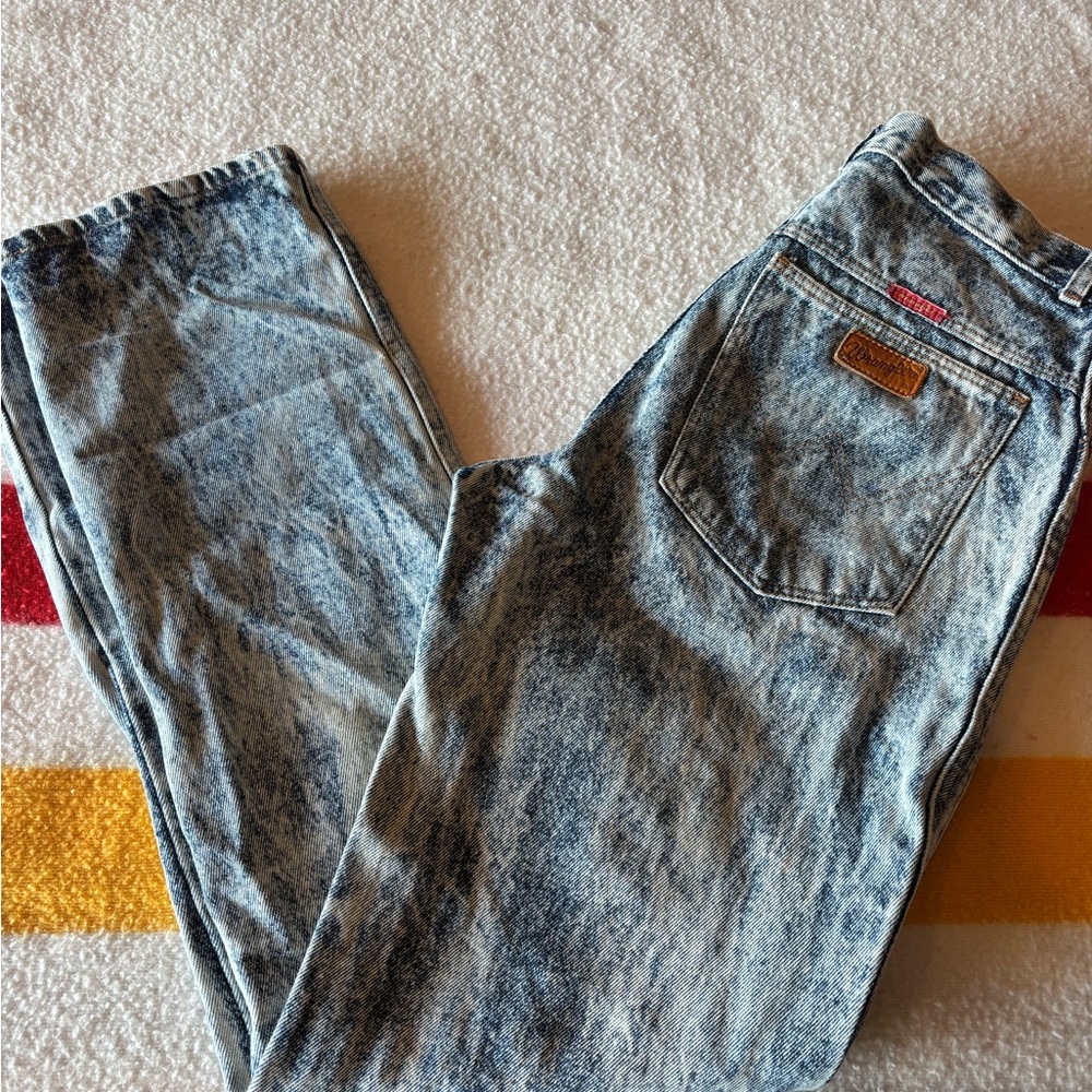 Vintage Acid Wash Wranglers